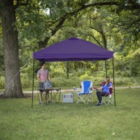 10' x 10' Navy Instant Outdoor Canopy (Color: Purple)