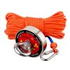 120KG/220KGVertical Srong Neodymium Lifting Magnet Set 20M Rope Permanant Pot Magnet D60mm Outdoor Funny Tools Fishing