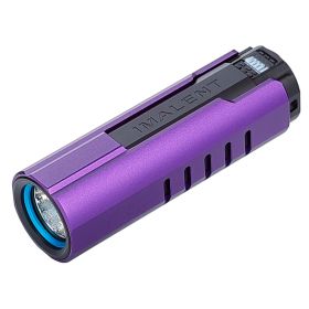 IMALENT LD70 EDC Powerful Flashlight Rechargeable Torch 4000 Lumens Cree XHP70.2 Led Handlight for Camping Hiking Self Defense (Emitting Color: purple)