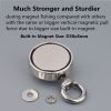 120KG/220KGVertical Srong Neodymium Lifting Magnet Set 20M Rope Permanant Pot Magnet D60mm Outdoor Funny Tools Fishing