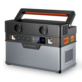 ALLPOWERS Portable Power Station 110V/220V Solar Generator , Emergency Power Supply For Outdoor Camping Iphone Laptop Fishing (Color: 700W)